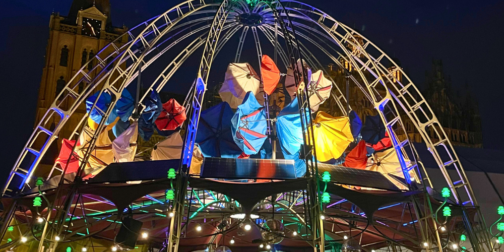 Festival Boulevard at night
